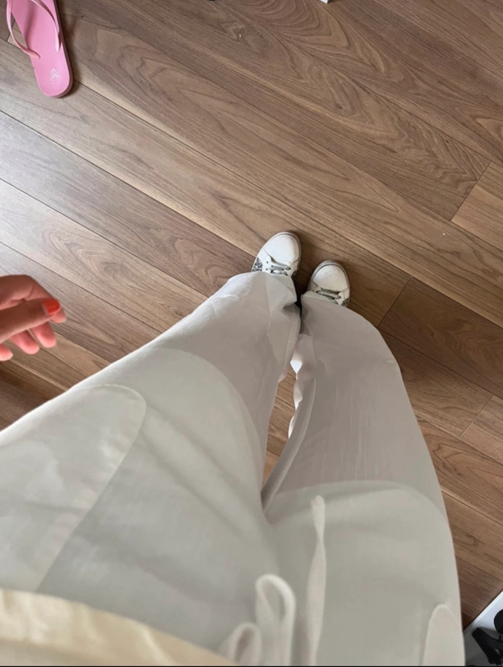 Pantalon en lin blanc – photo 4